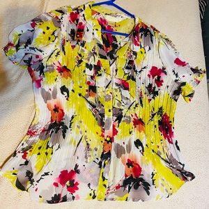 Summery Yellow Blouse